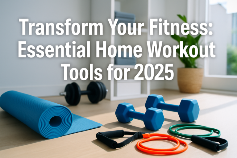 Master Your Fitness Journey: Essential Home Workout Tools